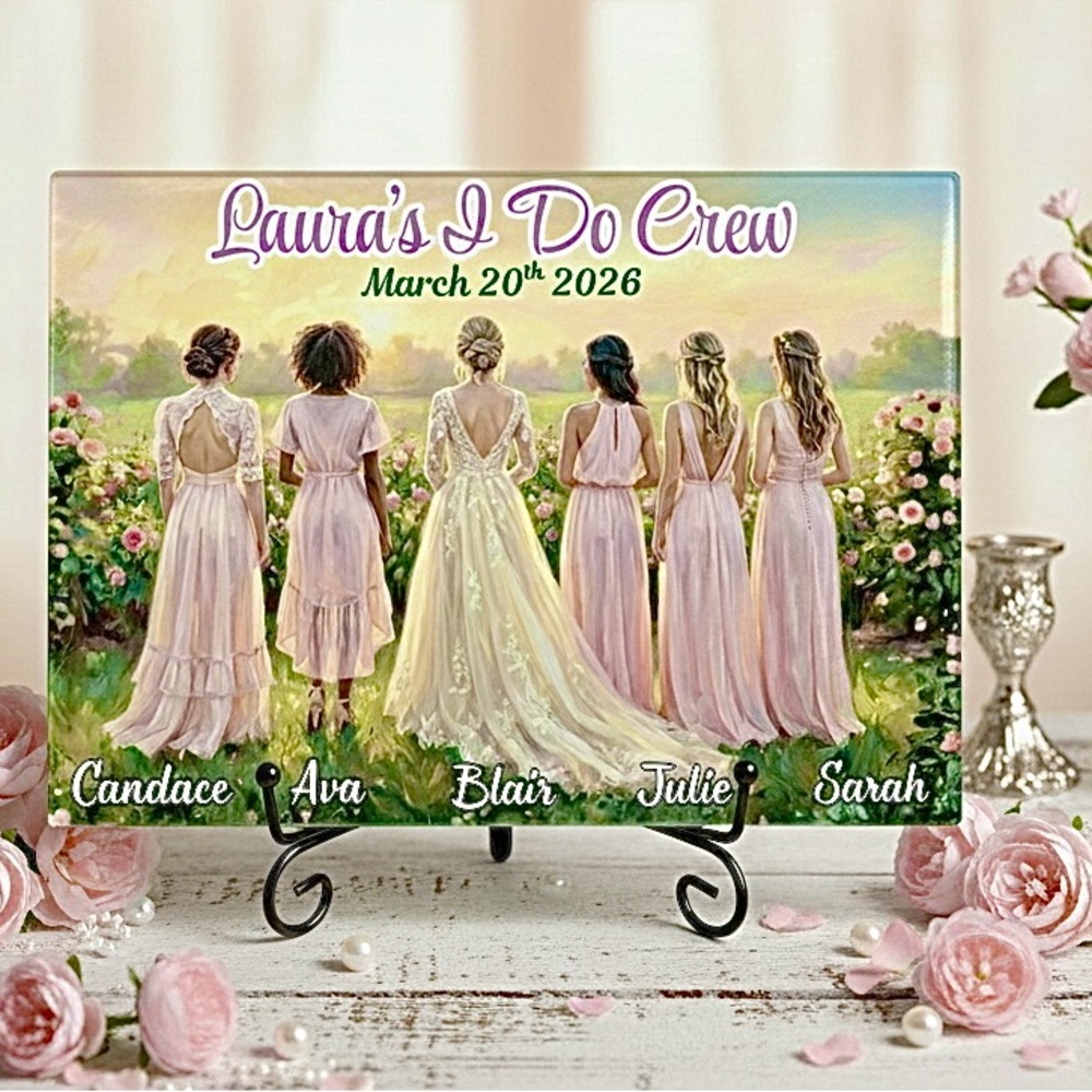 Bridal Party Personalized Plaque